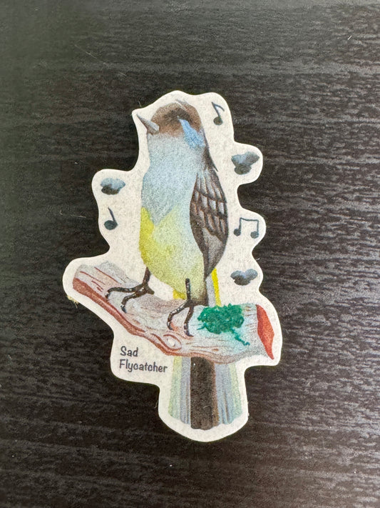 Sad Flycatcher Sticker